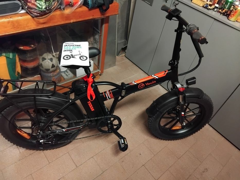 Bicicleta eléctrica youin texas II bk 1201