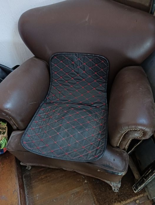 Cadeirão pele usado
