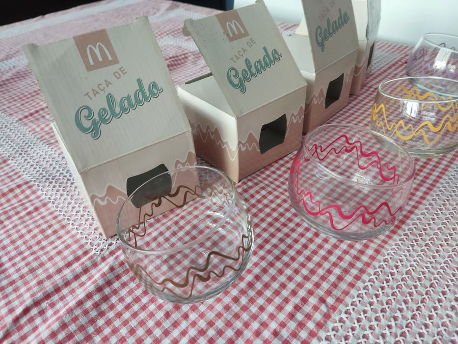 Taças de gelado mcdonalds