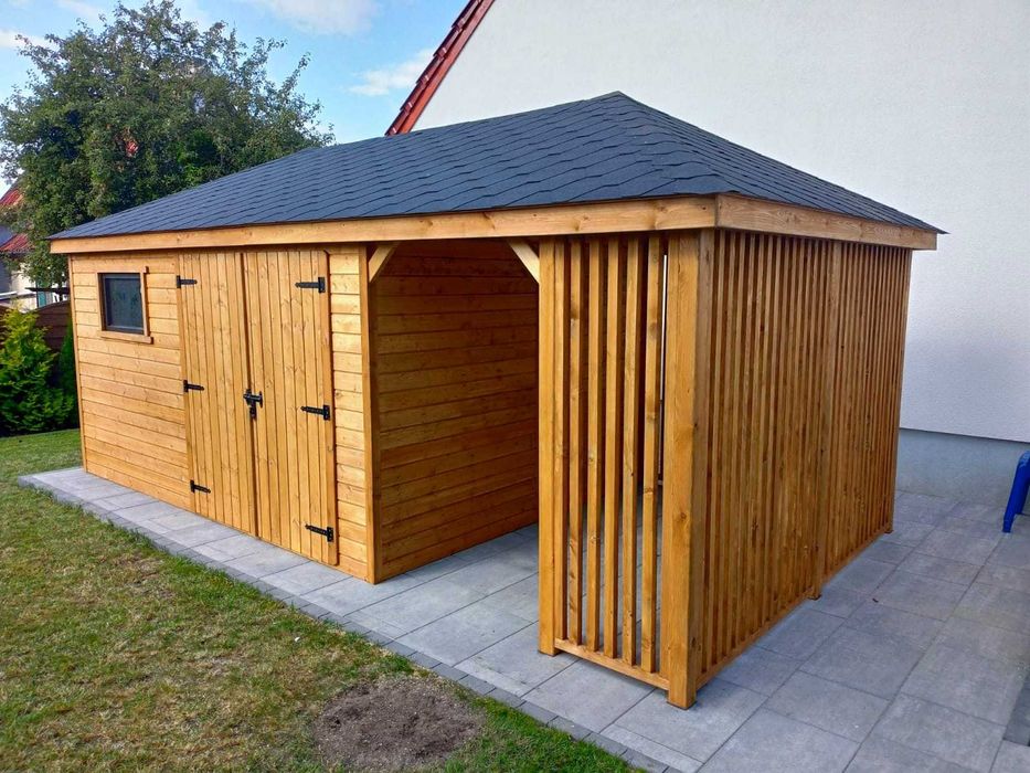 Domek narzędziowy 3x6 altana Domek drewniany drewutnia PRODUCENT