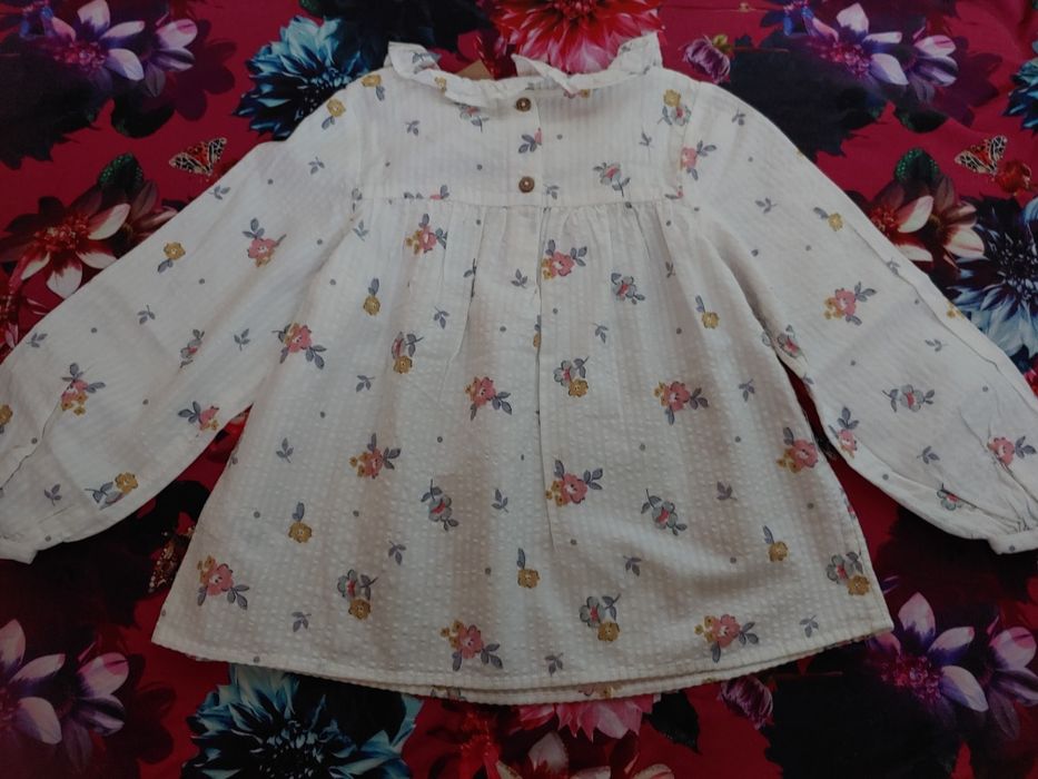 Next nowa bluzka koszulowa w kwiatki roz 104