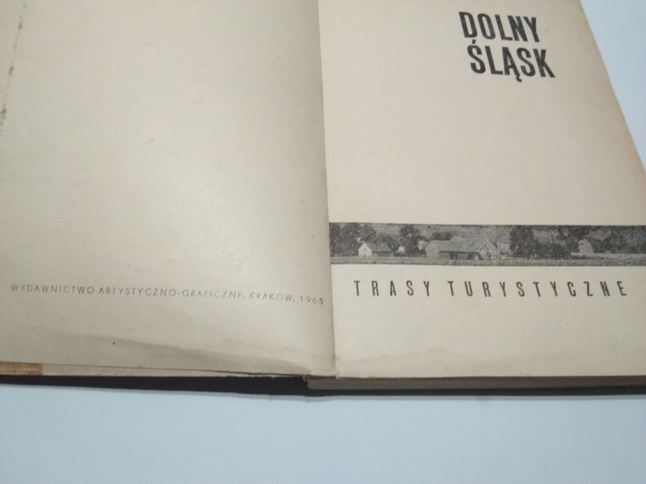 Stary przewodnik turystyczny Dolny Śląsk z 1965 roku
