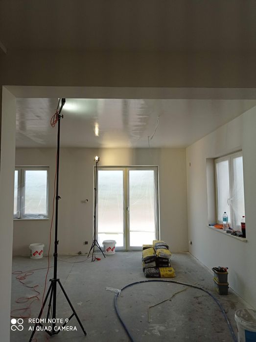 Gładzie od35zł z materiałem malowanie natryskowe od 17zł