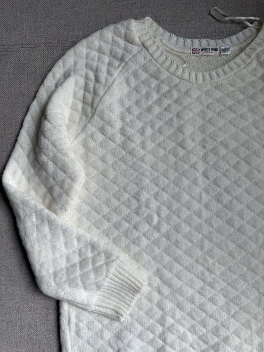 Sweter pikowany Who’s Who rozmiar M