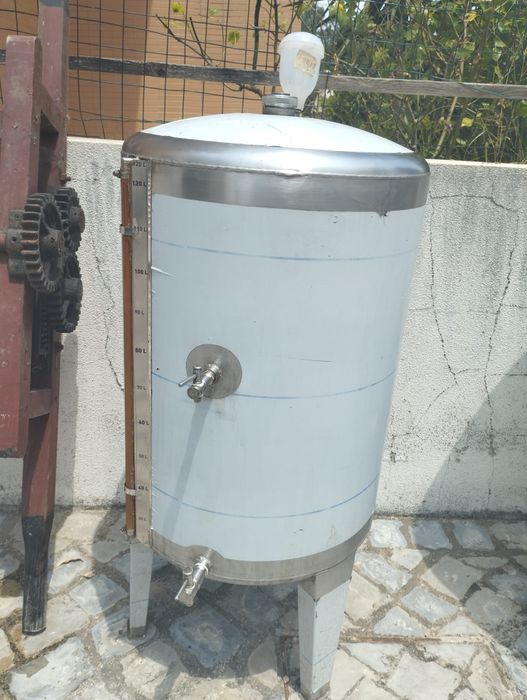 Cuba inox 120 litros