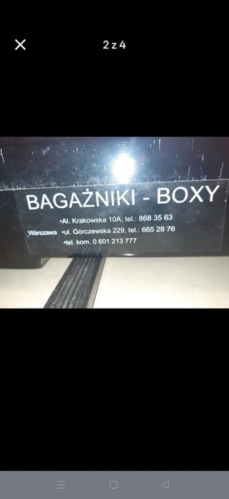 Bagażnik samochodowy