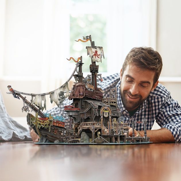 3D пазл Пиратский корабль Тортуга
