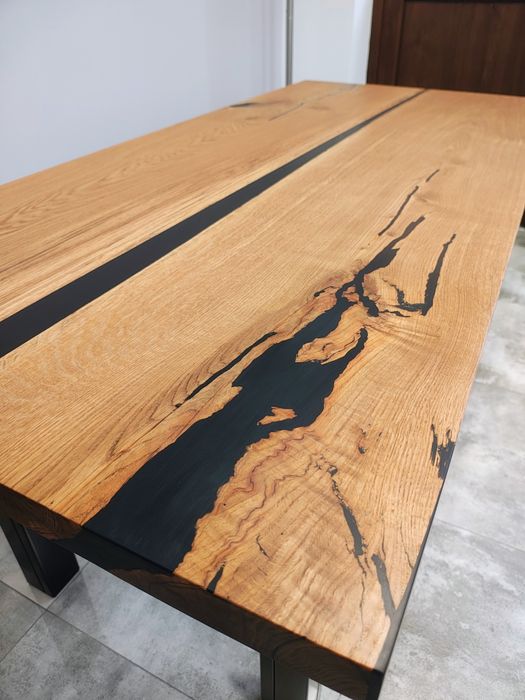 Stół dębowy w stylu LOFT