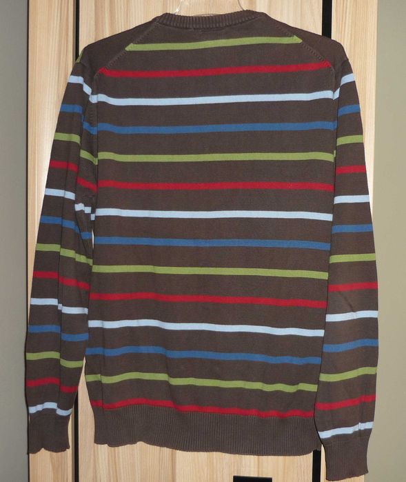 Sweter męski H&M w paski roz. L