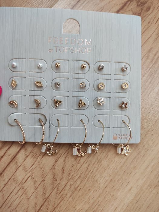 Kolczyki nowe topshop 12pak