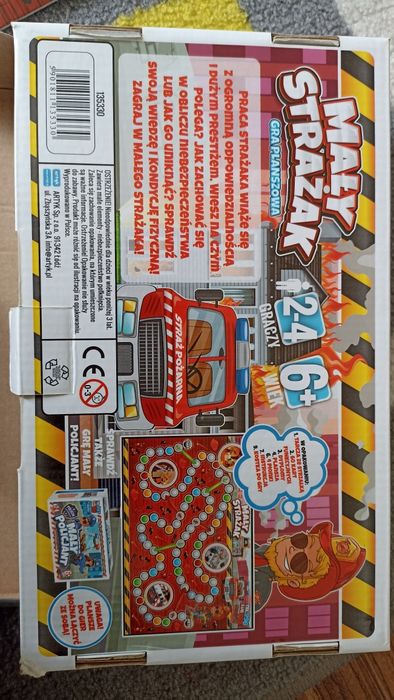 Gra planszowa 4+ Mały strażak edukacyjna SAM strażacy wóz strażacki