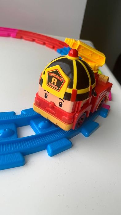 Робокар полли Рой с дорогой