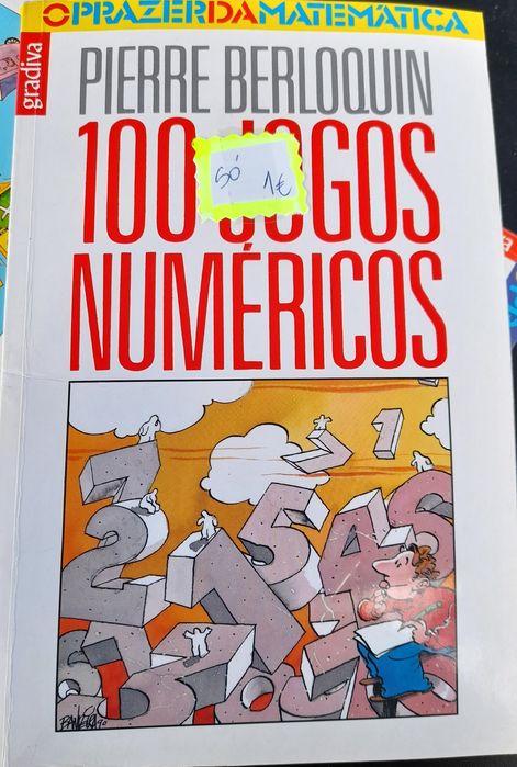 Livros de jogos e desafios. 1€ cada.