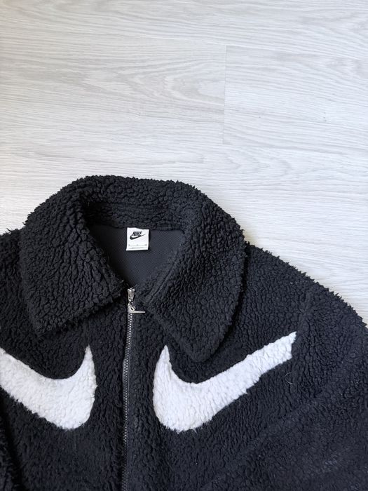 Куртка-кофта женская тедди Nike big logo