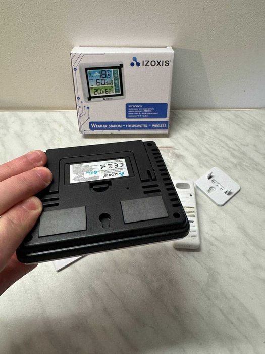 NOWA Stacja Pogody Termometr Bezprzewodowy LCD Cyfrowa Czujnik zew