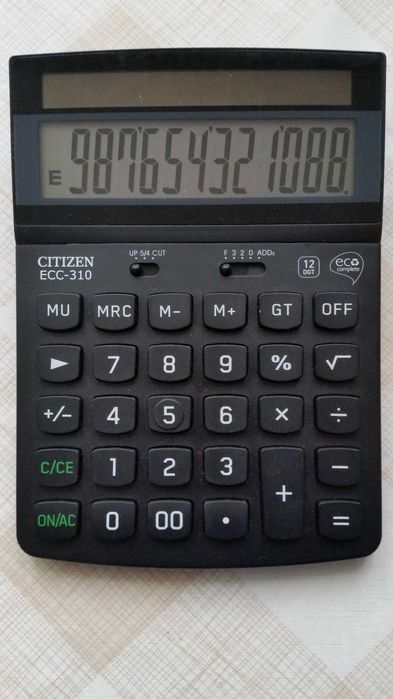 Kalkulator CITIZEN ECC-310 ekologiczny