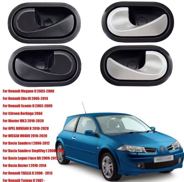 Puxador Renault pega manipulo porta interior Clio, Megane 1/2, Scenic