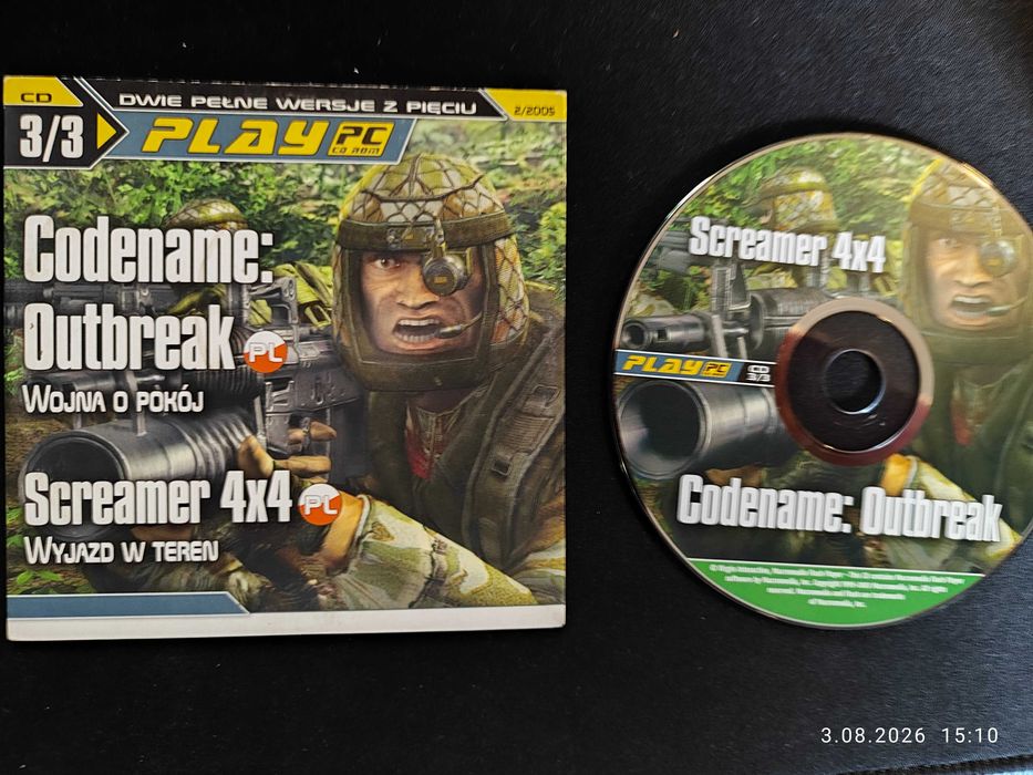 Codename Outbreak + Screamer 4x4 PC PL