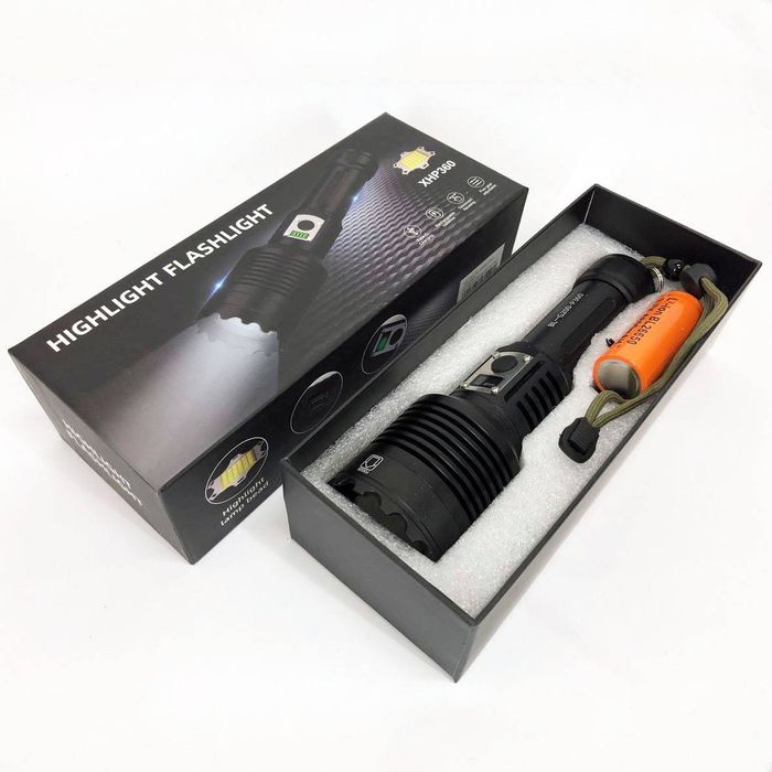 Фонарик прожектор Bailong тактический на аккумуляторе