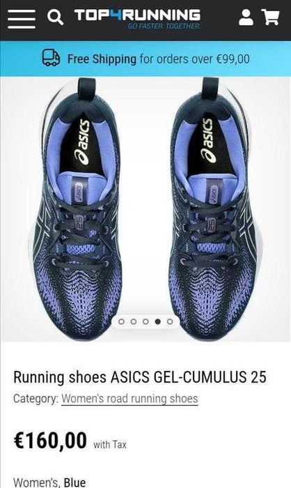 Жіночі кросівки asics gel comulus 25 (оригінал)