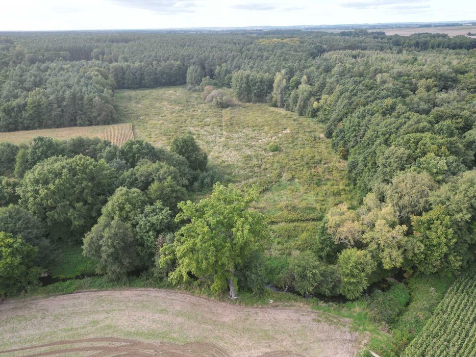 Działka inwestycyjna z terenem usług lub elektrowni słonecznej – pohled 3