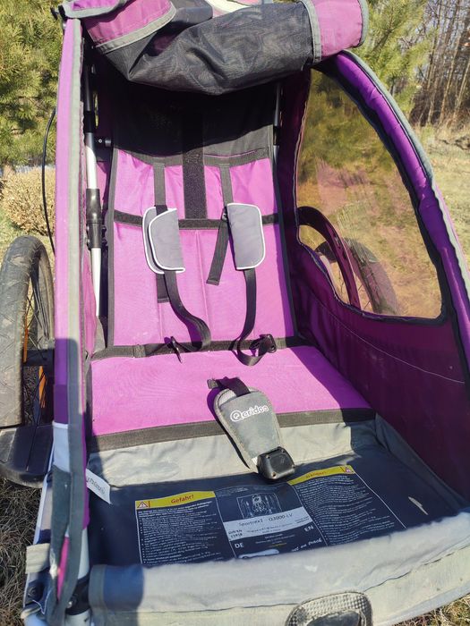 Przyczepka rowerowa riksza wózek rowerowy do roweru qeridoo sportrex