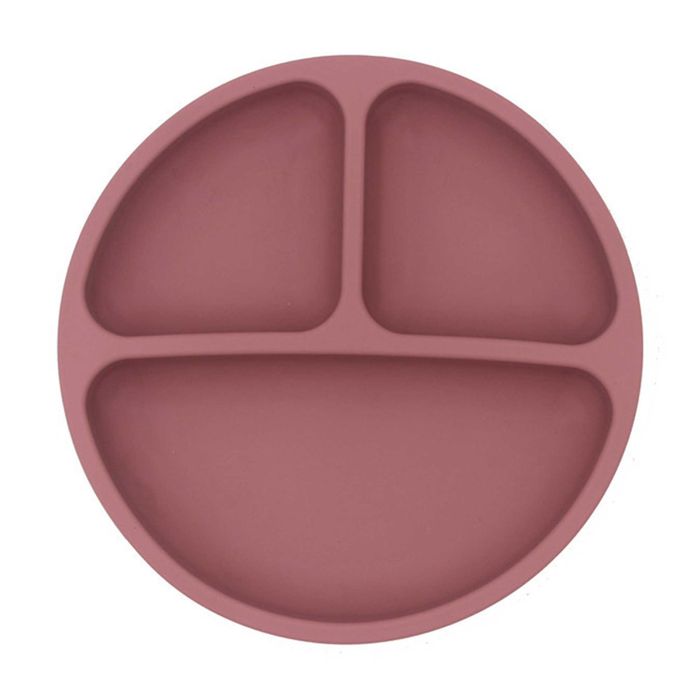 Prato em silicone antiderrapante