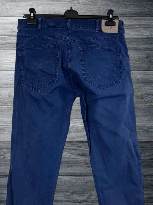 GANT roz. W33 L34 męskie granatowe spodnie chinosy