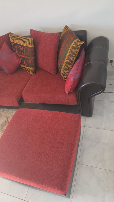 Sofa de cabedal fa