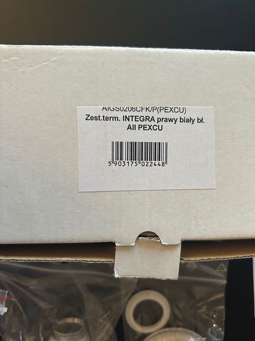 Nowe zawory Terma - Integra, biały prawy