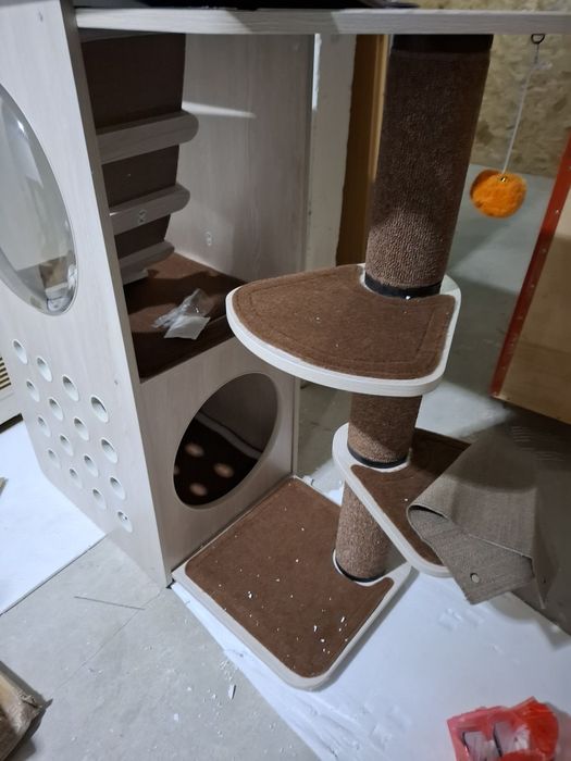 Modularny Drapak ścienny dla kota,  plac  zabaw,