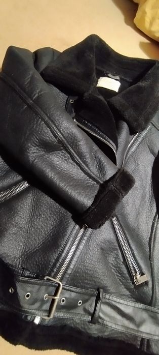 Zara s m kożuch kurtka zimowa