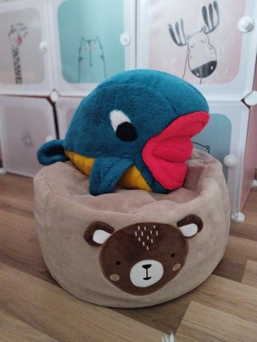 PLUSZAK wieloryb turkusowy 50 cm MIĘKKI PRZYTULANKA