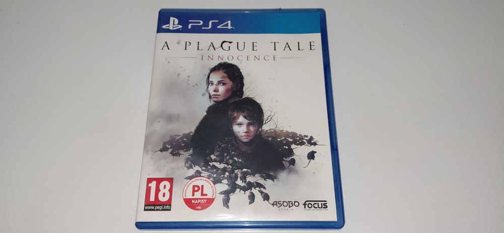 ps4 A PLAGUE TALE: INNOCENCE po polsku fabuła i przygoda, polska okładka