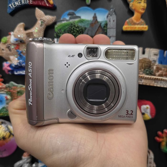 Aparat cyfrowy Canon PowerShot A510 3.2MP 4x zoom retro digicam y2k sprawny
