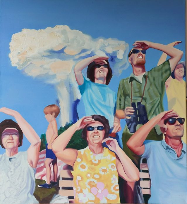 Obraz olejny 100cm x 110cm