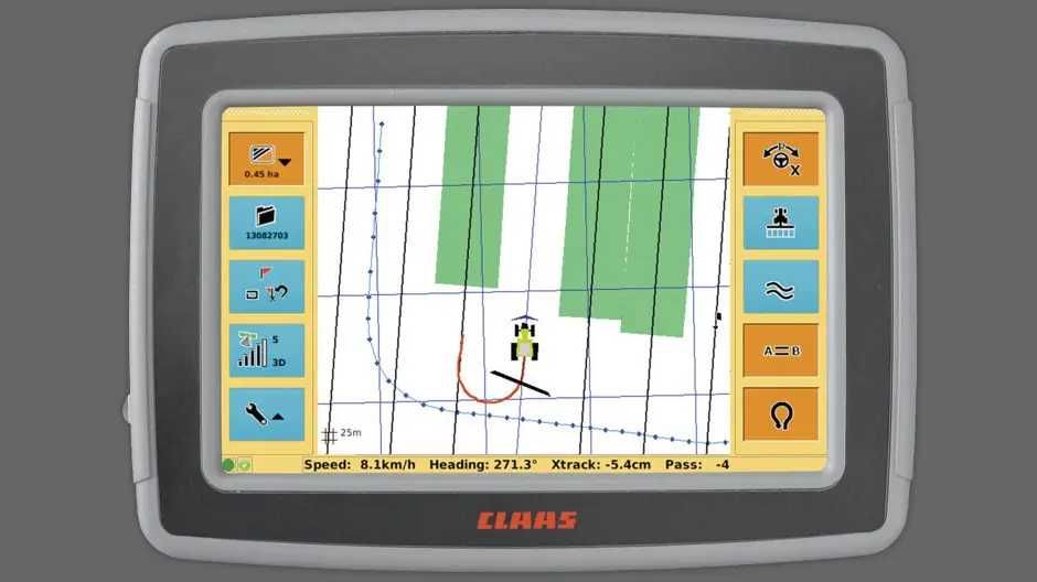 Навігація CLAAS GPS Copilot S7 для сільського господарства