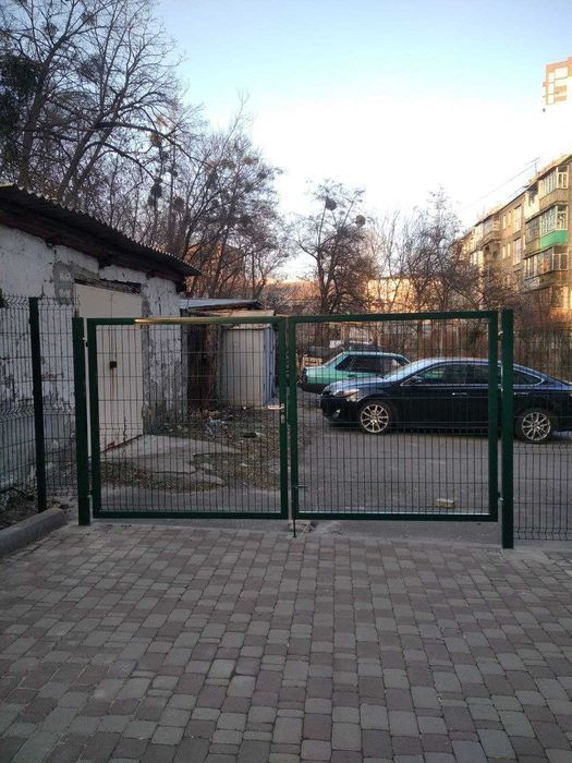Металевий зелений паркан.Хвіртка ворота3,0-6,0м..виробник.1,5/1,7/2,0м