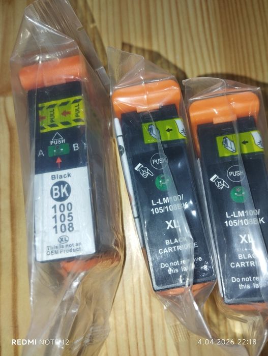 Tusze do drukarki Lexmark 100 /108
