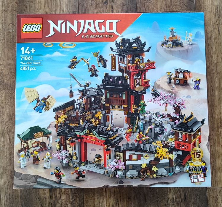 !!! LEGO Ninjago Stare miasto - 15-lecie 71861 !!! Nowy
