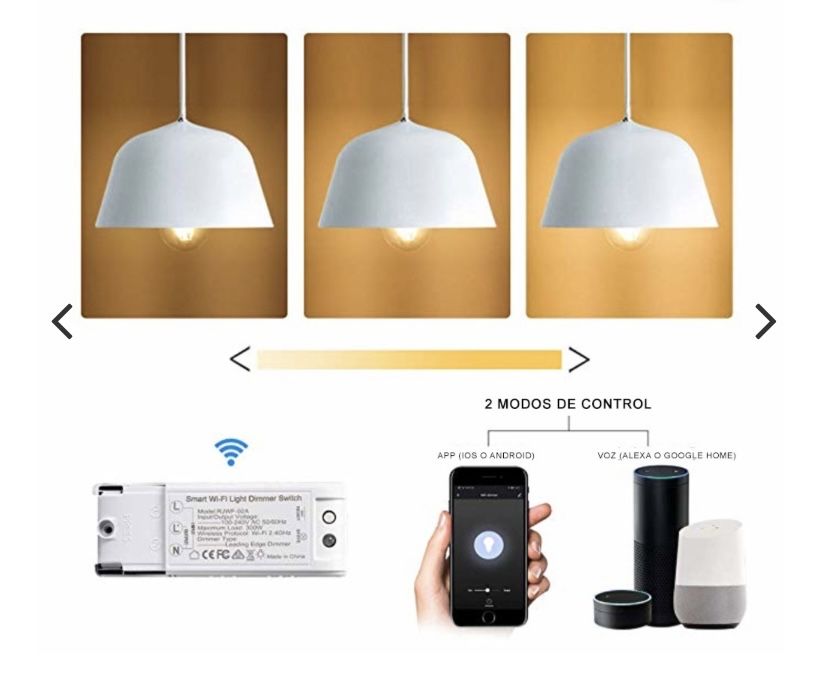 Wifi dimmer switch 220v
