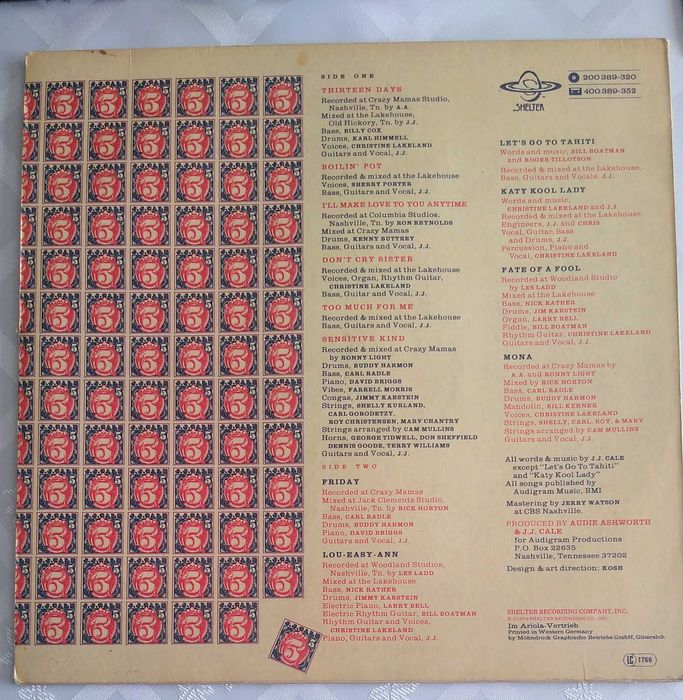 j.j. cale  , shades oraz  5, dwie płyty