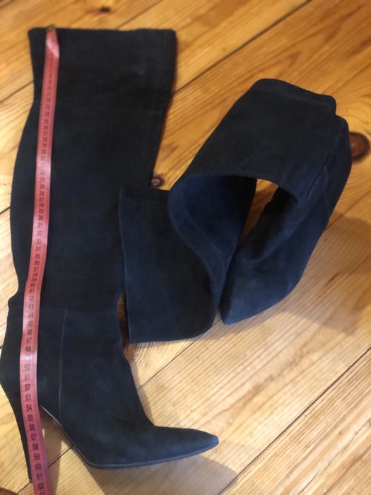 Ботфорты замш натуральные