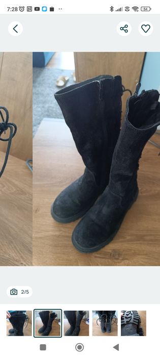 Oddam kozaki dla dziewczynki za wodę junior niegazowana