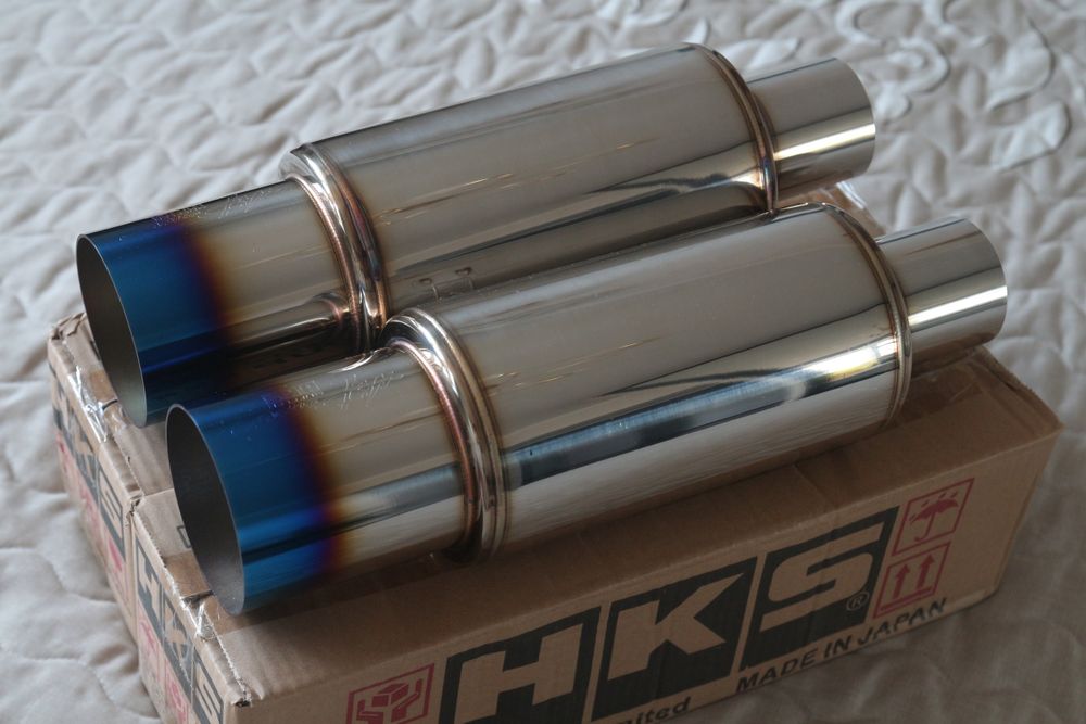 Вихлоп прямоток HKS Hi Power банка глушитель глушник (Kakimoto Greddy