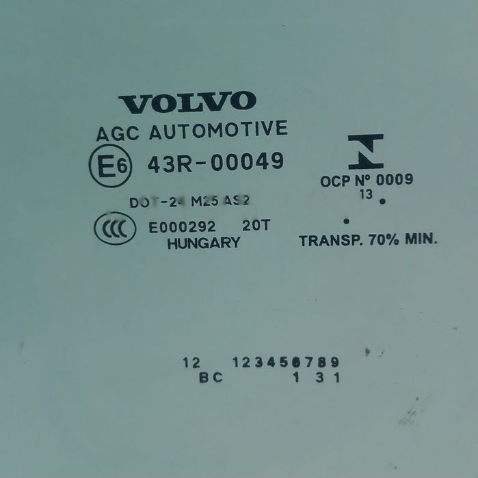 Vidro porta frente esquerda VOLVO V40 Hatchback