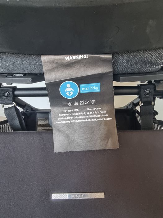 Venicci Tinum Upline  wózek 2w1  Slate Grey