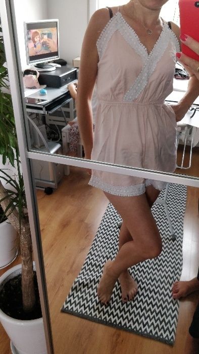 kombinezon na lato H&M S/M koronka