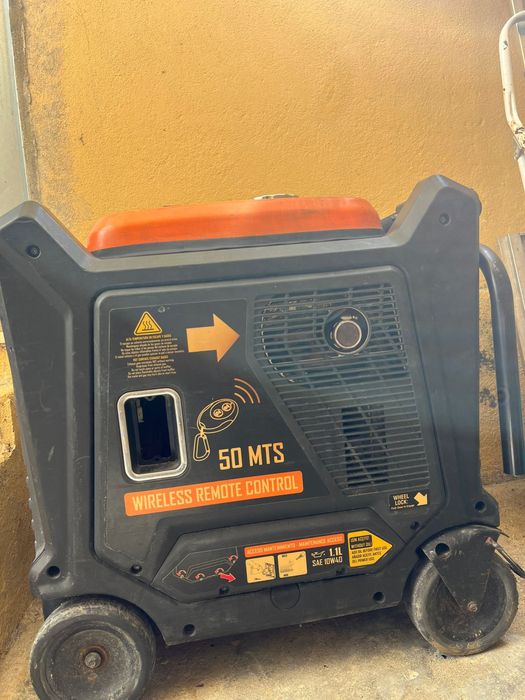 ALUGUER Gerador Inverter GENERGY Tenerife 7500W – Profissional | Arranque elétrico