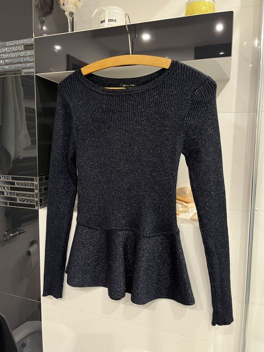 Massimo Dutti bluzeczka z baskinką S